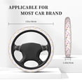 thumbnail image 3 of KLL bow ribbons Car Steering Wheel Cover, Universal 15 inch, Soft Elastic and Comfortable,Car Accessories Decorations, 3 of 6