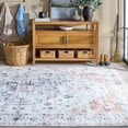 thumbnail image 2 of SAFAVIEH Martha Stewart Vanessa Medallion Machine Washable Area Rug, Sage/Light Rust, 9' x 12', 2 of 11