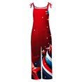 thumbnail image 6 of Wiyuqeen Women's American Flag Sleeveless Jumpsuits Sleeveless Independence Day Overalls Plus Size Casual Summer Vacation Jumpers with Pokcet, 6 of 6