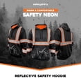 thumbnail image 5 of SafetyShirtz SS360º Stealth Nightfall Camo Hi Vis Hoodie for Men - Heavy-Duty Polyester with Soft Combed Fleece Interior - Type-O - Meets ANSI/ISEA 107-2020, Black - X-Large, 5 of 7