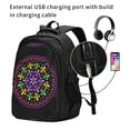 thumbnail image 2 of Daiia Mardi Gras5 Pattern USB Charging Backpack for Men and Women, Anti-Theft Backpack,Travel Backpack,School Backpack,College Backpack,Laptop Backpack, 2 of 7