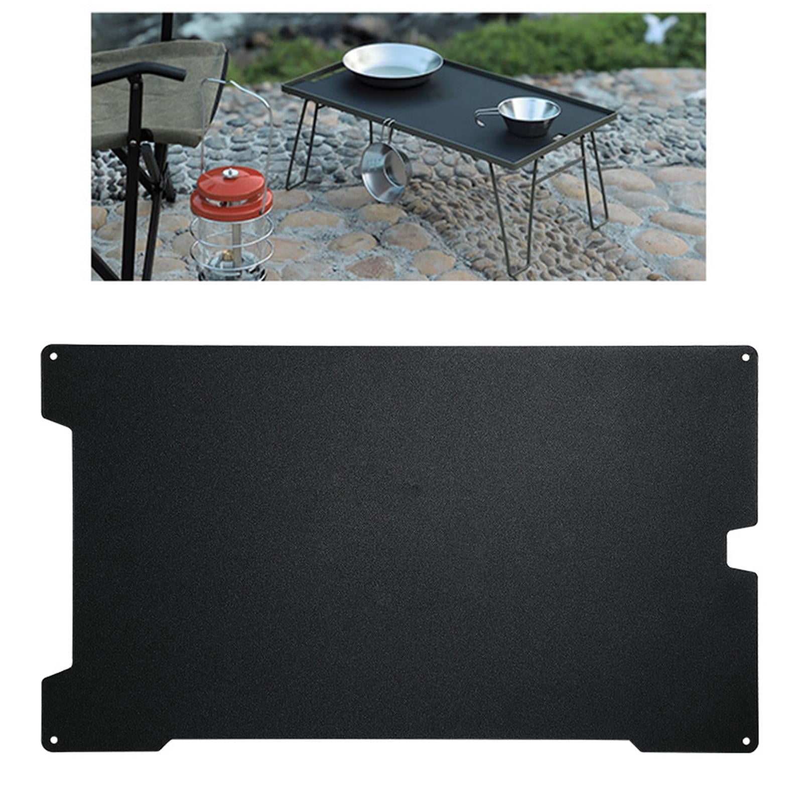 Ximing Plaque de Table Rectangulaire en Alliage d'Aluminium Accessoires de Table Pliante Multi-Usage Plateau de Support Panneau de Bureau
