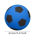 thumbnail image 3 of Silent Soccer Ball, Foam Soccer Ball, Soccer Ball Size 5, Indoor Soccer Ball, Yellow, 8.5 in Diameter, 1 Pc, Active Kids Indoor Play, Home Recreational Sessions, 3 of 8