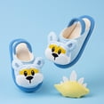 thumbnail image 6 of UngA Toddler Rabbit Winter Slippers - Soft Plush Indoor Bunny Slippers for Girls & Boys Kids House Slippers Boys Girls Light Blue,9(Toddler/Little Kid), 6 of 6