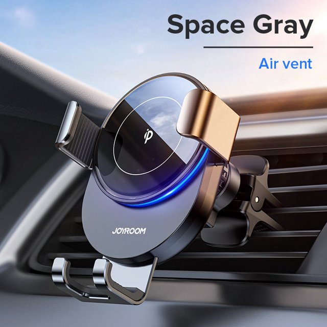 Soporte de teléfono para coche Qi de 15W, cargador inalámbrico para coche, infrarrojo inteligente para montaje en salida de aire, cargador de coche inalámbrico para iPhone Xiaomi Tan Jianjun unisex
