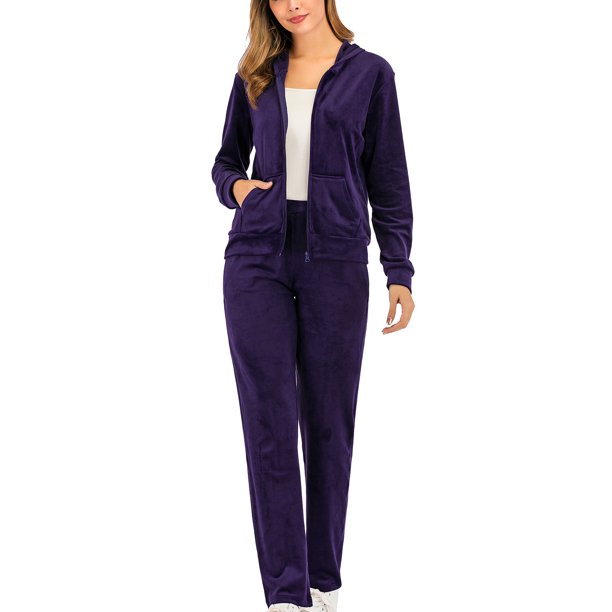 velour running suit