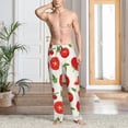 thumbnail image 2 of Naloa Fresh Red Tomato Pajama Pants Men, PJ Bottoms, Sleep & Lounge Pants-Small, 2 of 6