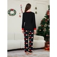 thumbnail image 5 of Pijamas familiares a juego de Navidad 2025, pijamas de dibujos animados de Papá Noel, conjunto de ropa para adultos y niños, mono de bebé + ropa para perros, 5 of 5