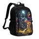 thumbnail image 1 of Balery Purple Glowing Mushroom Mochila con carga USB para hombre y mujer - Mochila impermeable y antirrobo para portátil con puerto USB para viajes, trabajo, estudios y universidad, 1 of 7