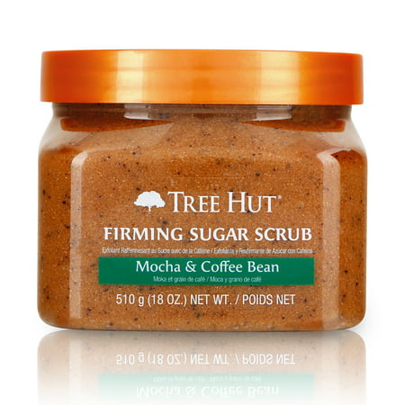 Tree Hut Sugar Scrub Mocha & Coffee Bean, 18oz, Ultra Hydrating and Exfoliating Scrub for Nourishing Essential Body