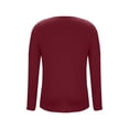 thumbnail image 6 of Annhoo Women's Long-Sleeved Maternity Shirts Soft Crew Neck Solid Color Pullover Dressy Comfy Tunic Pregnant Basic Tops, 6 of 7