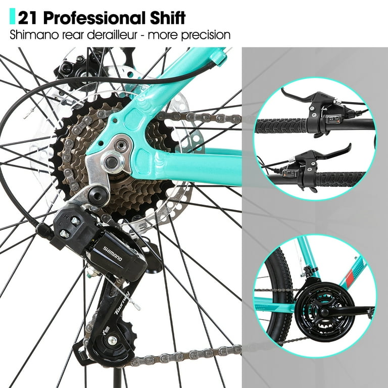 Hiland GAMILLE Mountain Bike, Woman's Off-Road Commuter Bike