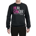 thumbnail image 2 of Faith Jesus Believe Awareness Unisex Crewneck Graphic Sweatshirt, Black, Small, 2 of 3
