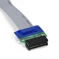 thumbnail image 3 of Ccdes Flat Ribbon Cable, PCI Express Ribbon Cable,PCI-E Professional 1X 4X 8X 16X Male to Female VGA Graphics Card Extended Ribbon Cable, 3 of 4