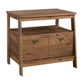 thumbnail image 1 of Sauder Trestle Engineered Wood Lateral File Cabinet in Vintage Oak Finish, 1 of 10