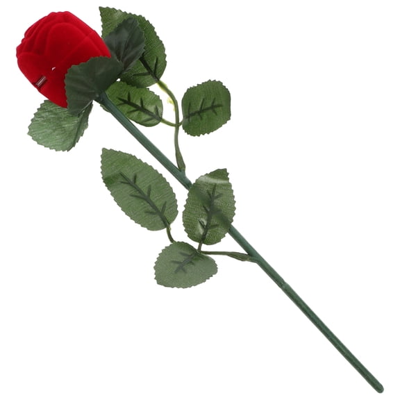 Milisten Rose Proposal Ring Box 1Set Elegant Design For Wedding Ceremony