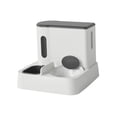 thumbnail image 4 of Comedero automático para gatos, bebedero, suministros de viaje para mascotas, alimentación y bebida para gatos gris, 4 of 9