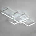 thumbnail image 4 of MONIPA White Light Modern LED Ceiling Light Acrylic White Rectangular Ceiling Light for Living Room Bedroom Dining Room Study, 4 of 7