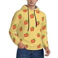thumbnail image 2 of Lsque Hand Drawn Strawberry Pattern Casual Men's Hoodie,Hooded Sweatshirt with Kangaroo Pocket,Pullover Hoodie-4X-Large, 2 of 7