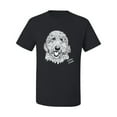 thumbnail image 2 of Wild Bobby, Golden Doodle Dog Lover, Graphic Tees, Black, Small, 2 of 4