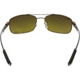 thumbnail image 3 of Ray-Ban Polarized Chromance RB8318CH-121/A2-62 Brown Rectangle Sunglasses, 3 of 3
