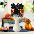 thumbnail image 2 of shyuyusa Halloween Black Maple Leaf Branches - Artificial Dead Flower Cuttings For Gothic Home Festival Decor, 2 of 6