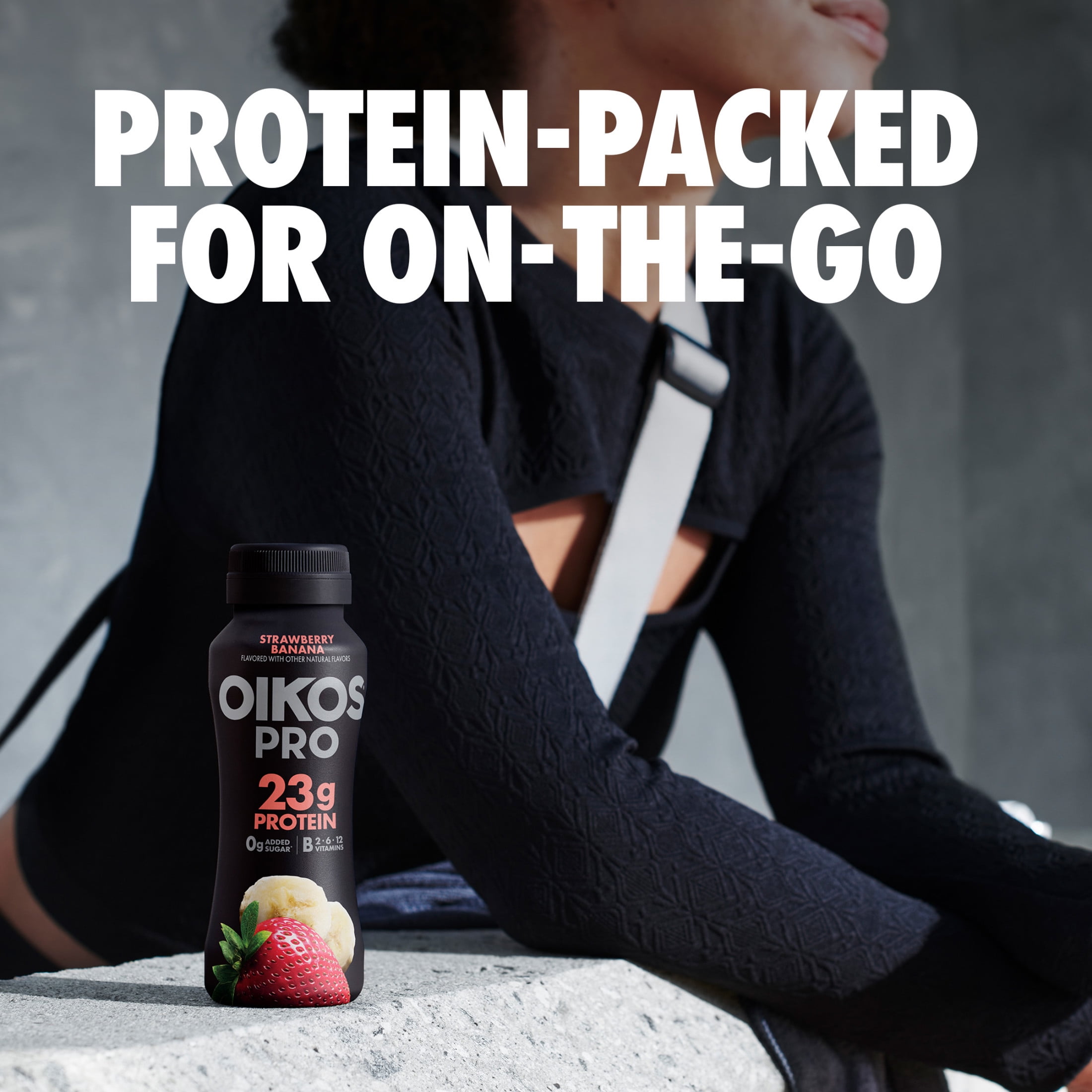 Oikos Pro 23g Protein, Mango Pineapple Cultured Dairy Drink Bottle, 7 fl oz