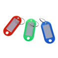 thumbnail image 4 of 120 Pcs Split Ring Colorful Plastic ID Tags Name Card Label Key Holder, 4 of 6