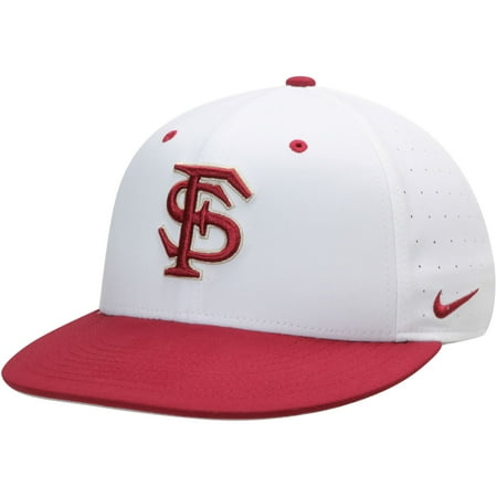 Men's Nike White Florida State Seminoles Aerobill Performance True Fitted Hat