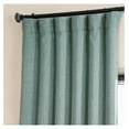 thumbnail image 5 of TiaGOC Faux Linen Room Darkening Curtains - 108 Inches Long Luxury Linen Curtains for Bedroom & Living Room (1 Panel), 50W X 108L, Sea Thistle, 5 of 7