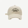 thumbnail image 1 of Gorras de béisbol transpirables con bordado de letras para hombre y mujer, sombreros de béisbol ajustables que combinan con todo, unisex, 2022, 1 of 4