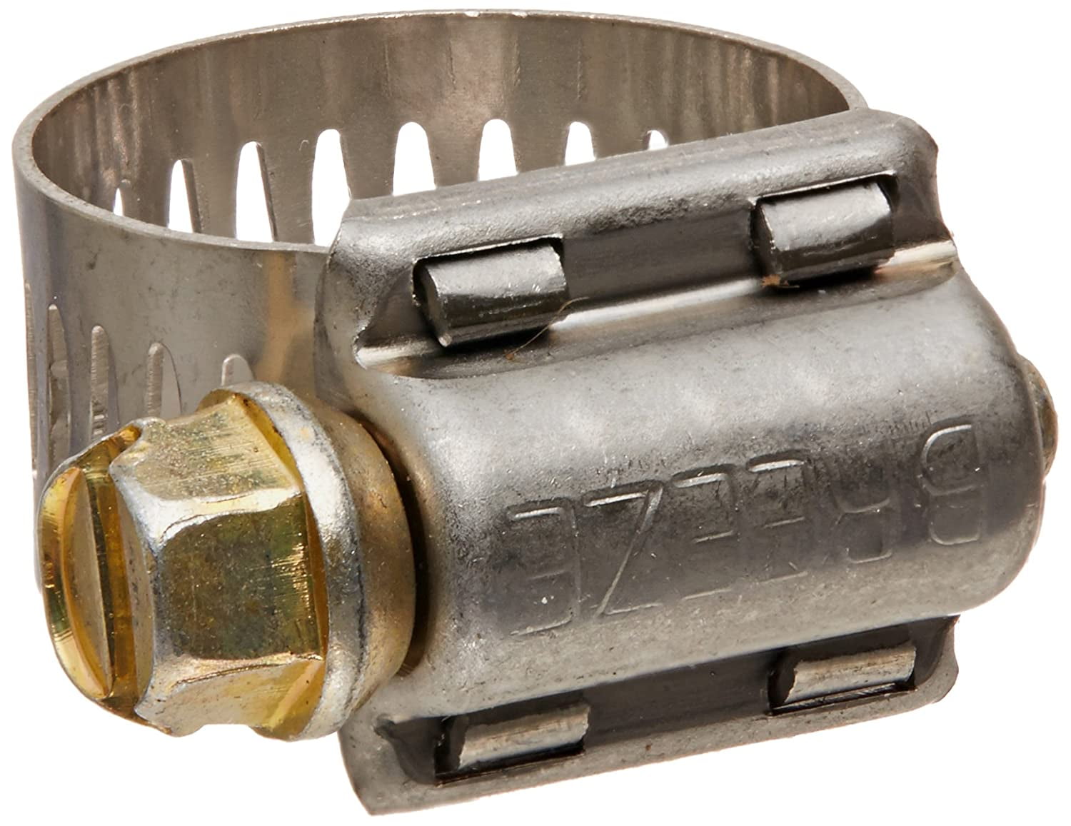 Worm-Drive SAE Size 28 Breeze Power-Seal Stainless Steel Hose Clamp Worm-Drive SAE Size 28 Breeze Power-Seal Stainless Steel Hose Clamp