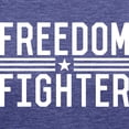 thumbnail image 3 of CafePress - Freedom Fighter Women's Dark T Shirt - Womens Tri-blend T-Shirt, 3 of 4