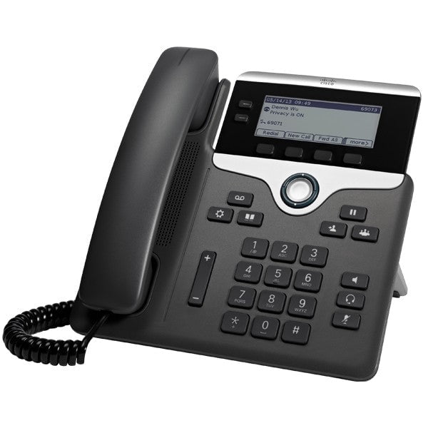 Cisco IP Phone 7821 - Téléphone VoIP - SIP, SRTP - 2 Lignes
