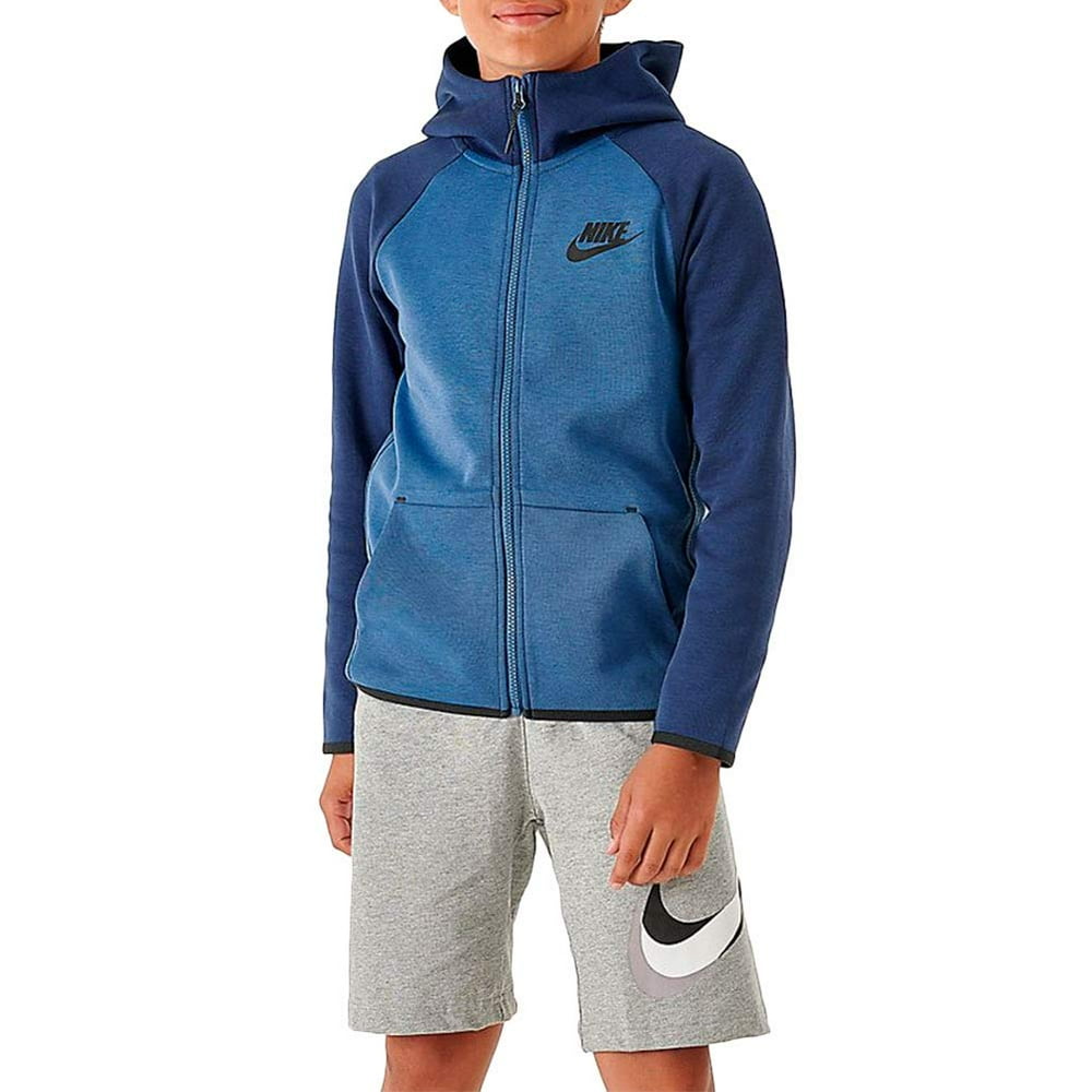 Nike Boys NSW Tech Fleece Full Zip Hoodie Essentials Kids Ar4020-469 ...