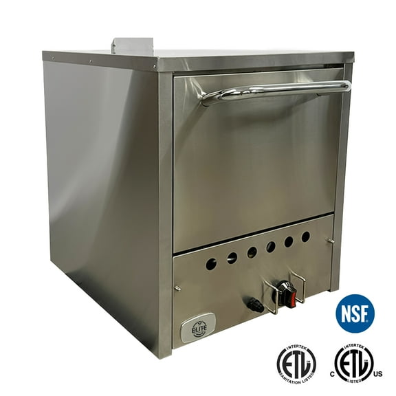 19 in. Commercial Countertop Pizza Oven, 200W Gas Pizza Oven, Bakery , NSF