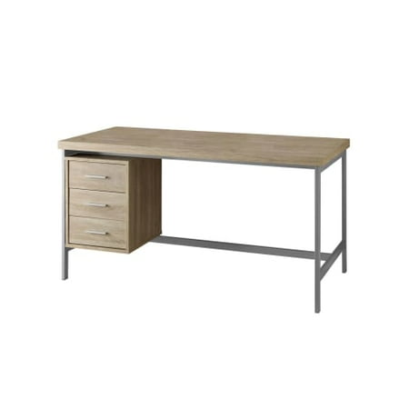 Monarch Computer Desk 60 L White Silver Metal Com This On Opens A Dialog That Displays Additional Images For With The Option To Zoom In Or Out