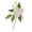 White, variant on Lynono Elegant Silk Flower Artificial Rose Flower Wedding Cake Toppers For Bridal Showe