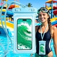thumbnail image 4 of Universal Waterproof Floating Cell Phone Dry Bag Clear Touch Sensitive Phone Pouch Detachable Lanyard Multi Color Water Proof Case for Beach Pool Lake Water Sports Vacation, 4 of 4