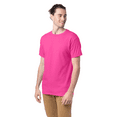 thumbnail image 2 of Hanes Essential T-Shirt, 100% Cotton Short Sleeve Mens Tee, DIY and Arts And Crafts, Wow Pink, 2XL, 2 of 5