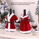 thumbnail image 3 of Billuyoard Funda de botella de vino de Navidad, vestido completo de manga, ropa roja Universal, bolsa de de comedor para el hogar, decoración de boda, Kits de decoración para fiestas G-JT104 Billuyoard HA068079-02, 3 of 6