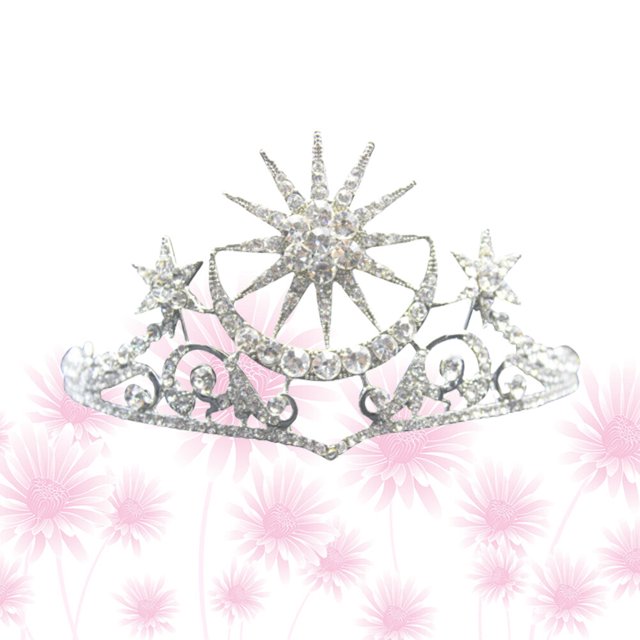 OHOIOLLA Hair Accessories Coronadas Plateadas Con Para Uso En Eventos Y Celebraciones