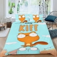 thumbnail image 2 of Kiff Conjunto de sábanas temático, trío de piezas, cómodo y amigable con la piel, diseño único, regalo de decoración para el hogar para familiares, amigos y fans,140cm *210cm, 2 of 6