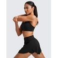 thumbnail image 4 of CRZ YOGA High Waisted Side Slit Tennis Skirts for Women A Line Running Athletic Skort with Inner Pockets, 4 of 6