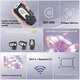 thumbnail image 4 of Mini Proyector Hy300x 4k Android 11 Wifi6 300ansi Lab.G, Blanco con Negro, 4 of 5
