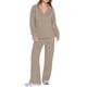 thumbnail image 2 of Conjuntos de Dos Piezas para Mujer, Moda de Otoño 2025, Pantalones Anchos, Conjunto de Estar por Casa, para Viajes y Vacaciones. Caqui Oscuro S, 2 of 9