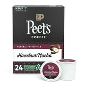 Peet's Coffee Flavored K-Cup Pods, Hazelnut Mocha (24 Count) Single Serve Pods Compatible with Keurig Brewers