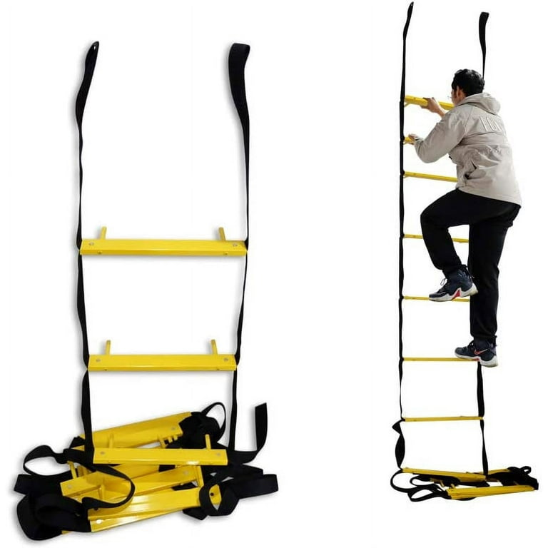 Free Shipping! Fire Escape Ladder 8 m 3 Story | Anchors