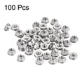 thumbnail image 3 of Unique Bargains Self -Clinching Nuts,#4-40x0.11-Inch Stainless Steel Rivet Nut Round Head Steel Metal Sheet Mounting Fastener 100pcs, 3 of 5