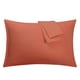 thumbnail image 1 of Funda de Almohada de Microfibra uxcell Juego de 2 Fundas Almohadas con Cremallera Naranja 36x51cm, 1 of 6